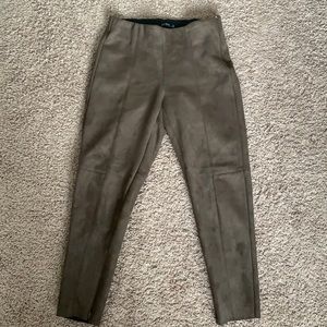 Suede pants